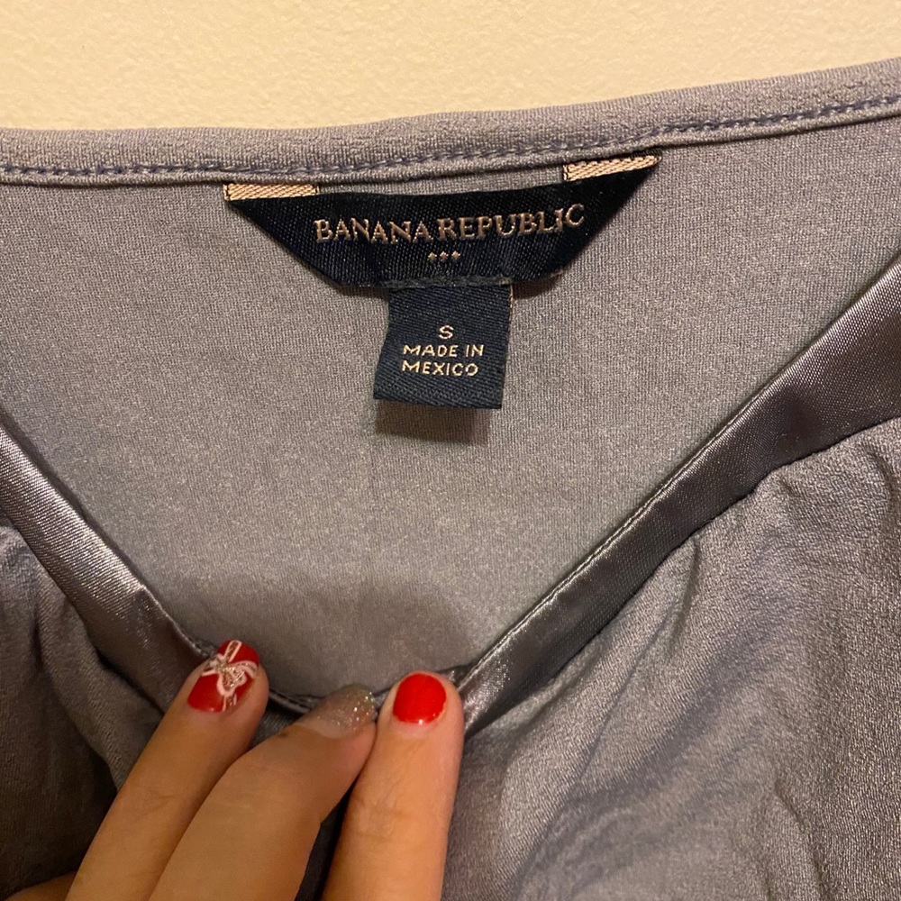 Banana republic gray tank